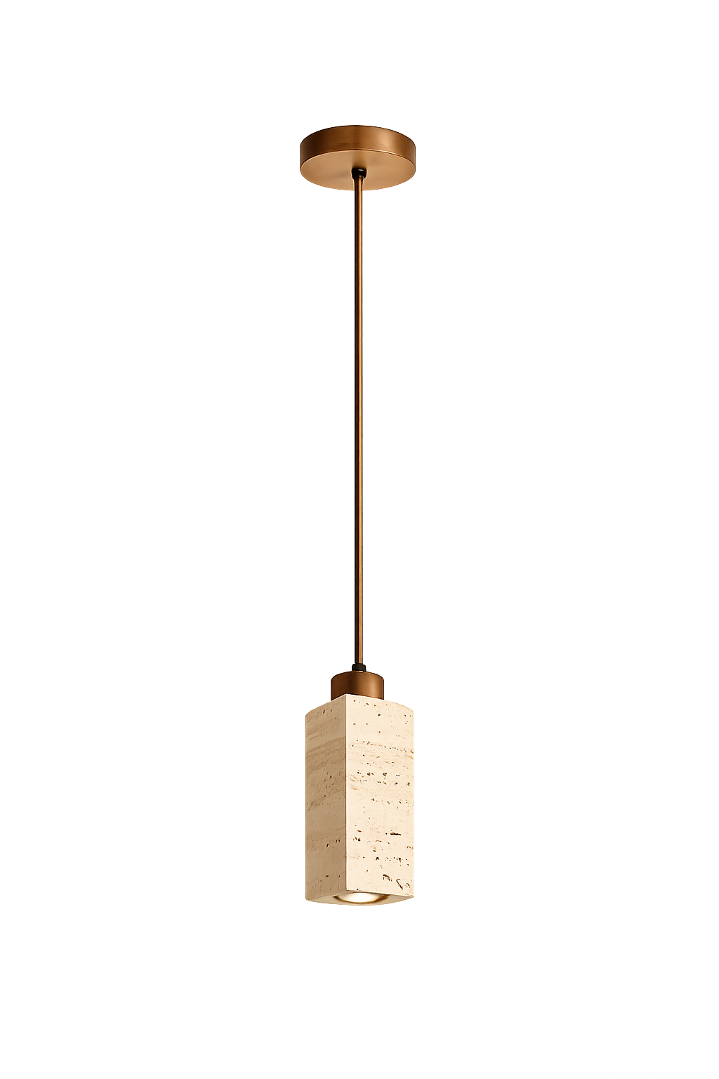 Travertine Stone Pendant Light