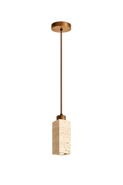 Travertine Stone Pendant Light