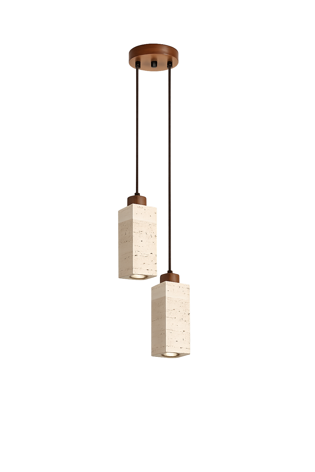 Travertine Stone Pendant Light
