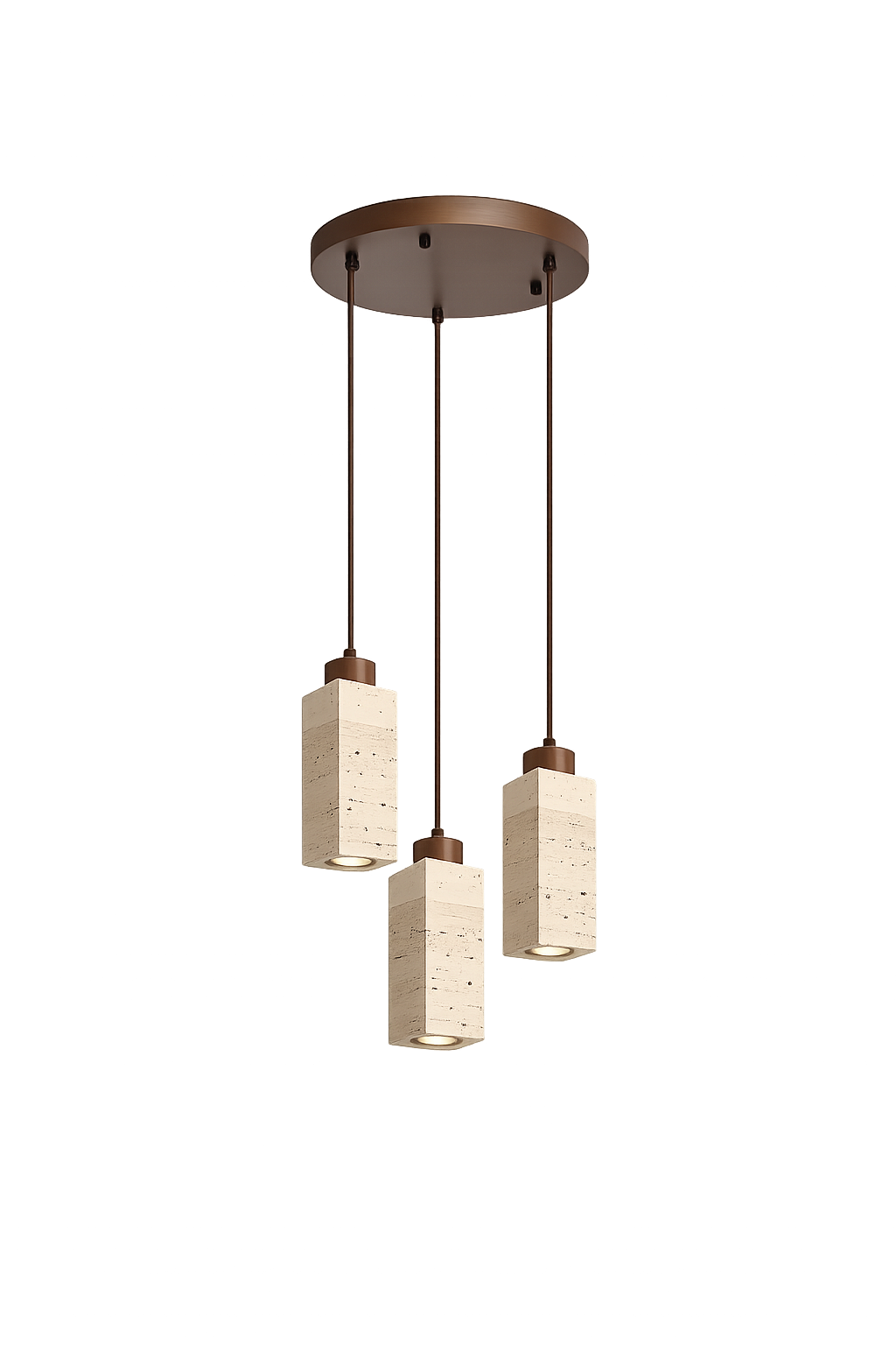 Travertine Stone Pendant Light