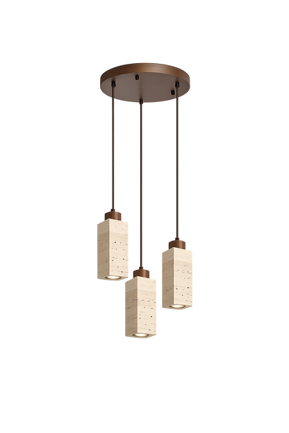 Travertine Stone Pendant Light