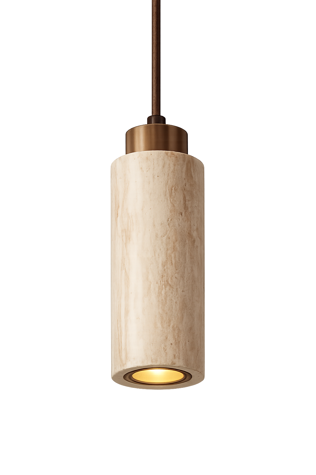 Travertine Stone Pendant Light