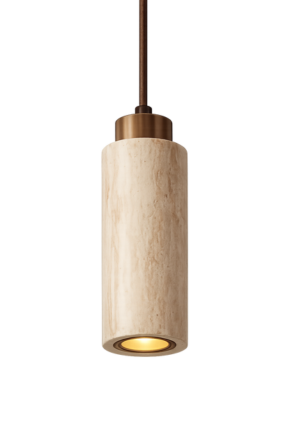 Travertine Stone Pendant Light