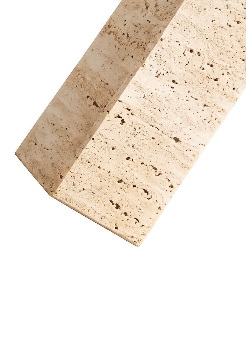 Travertine Stone Pendant Light
