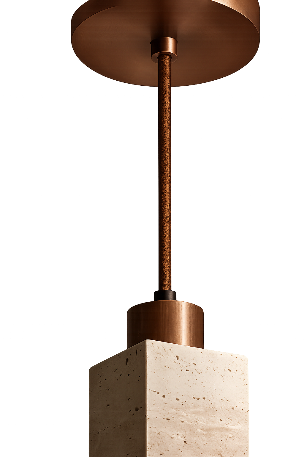 Travertine Stone Pendant Light