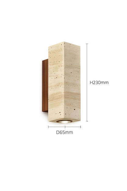 Travertine Stone Wall Sconce