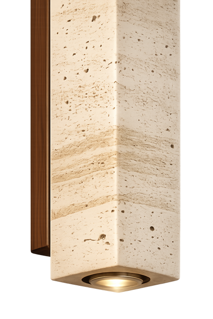 Travertine Stone Wall Sconce