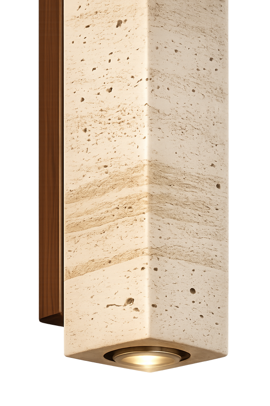 Travertine Stone Wall Sconce