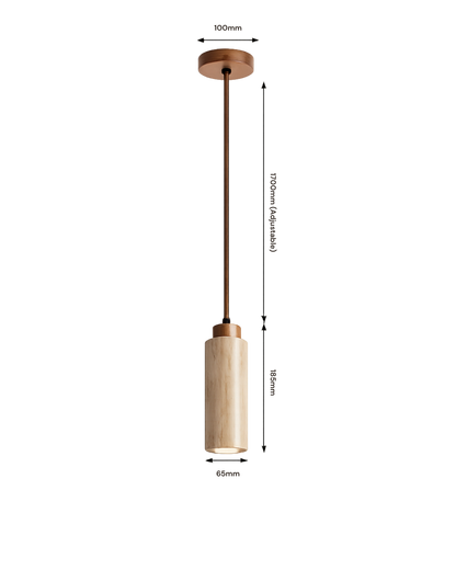 Travertine Stone Pendant Light